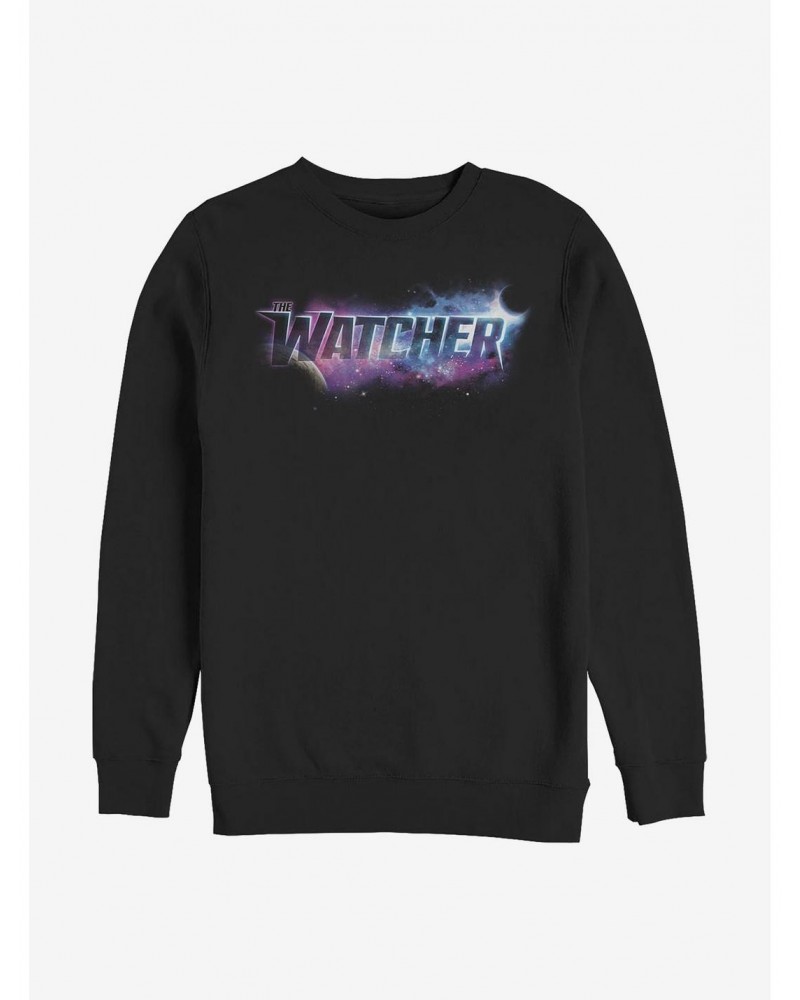 Marvel What If...? The Watcher Galaxy Crew Sweatshirt $9.45 Sweatshirts