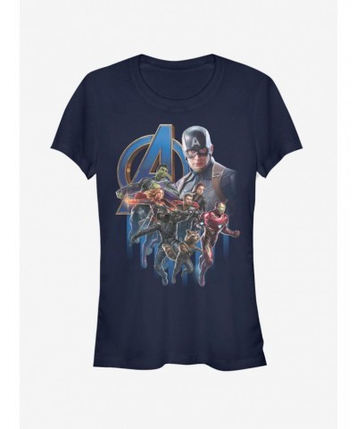 Marvel Avengers: Endgame Group Poster Girls T-Shirt $6.57 T-Shirts