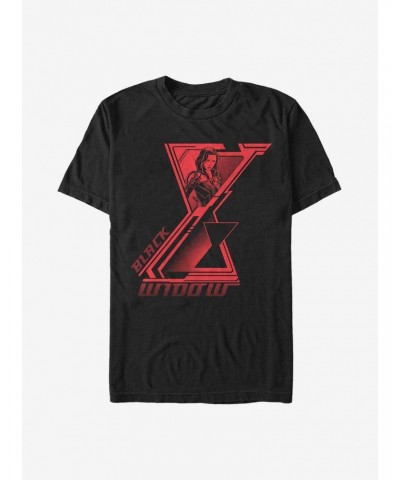 Marvel Black Widow Widow Symbol T-Shirt $7.07 T-Shirts