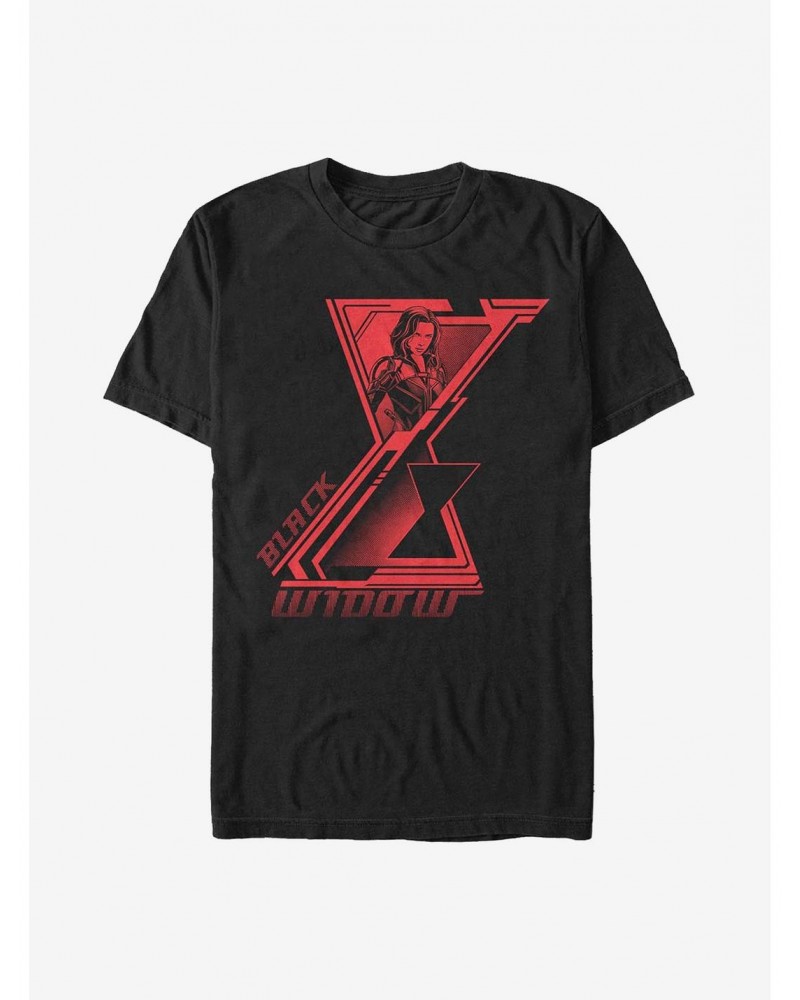 Marvel Black Widow Widow Symbol T-Shirt $7.07 T-Shirts