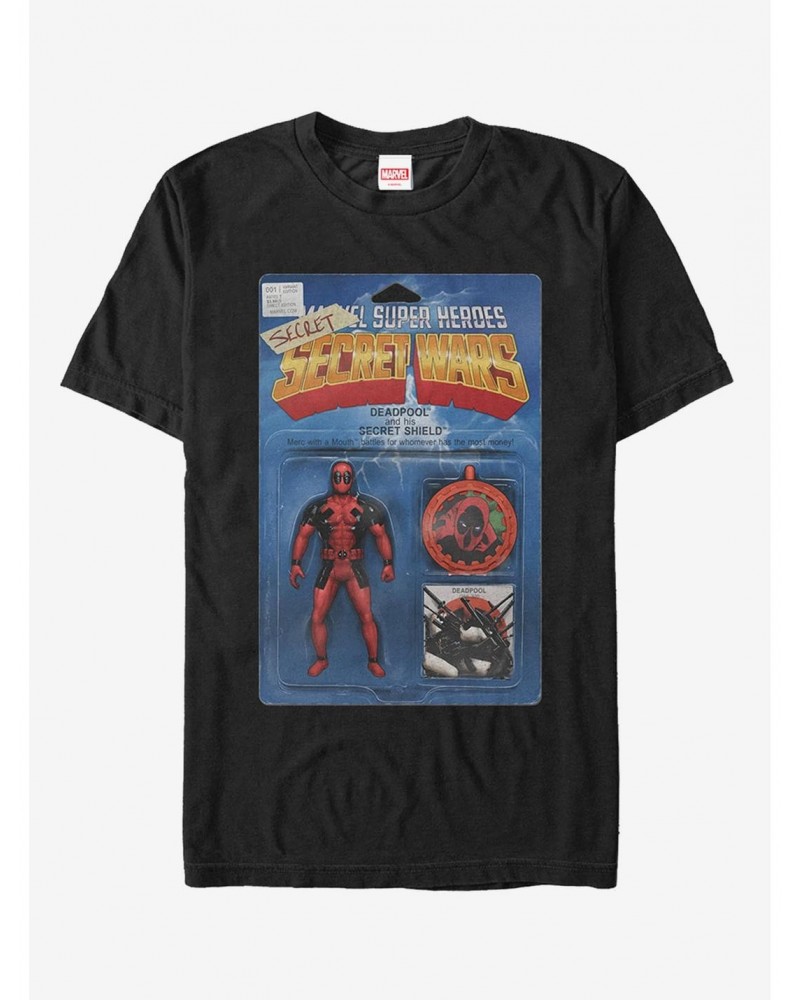 Marvel Deadpool Secret Action Figure T-Shirt $7.46 T-Shirts