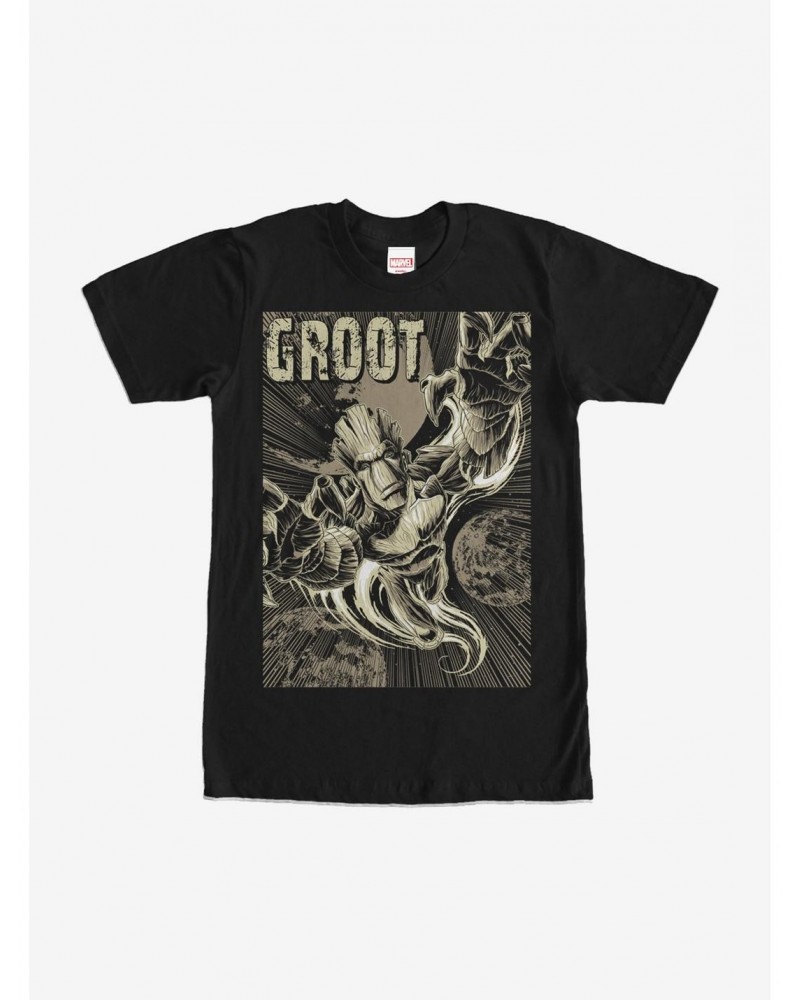 Marvel Guardians of the Galaxy Groot Plummet T-Shirt $8.60 T-Shirts