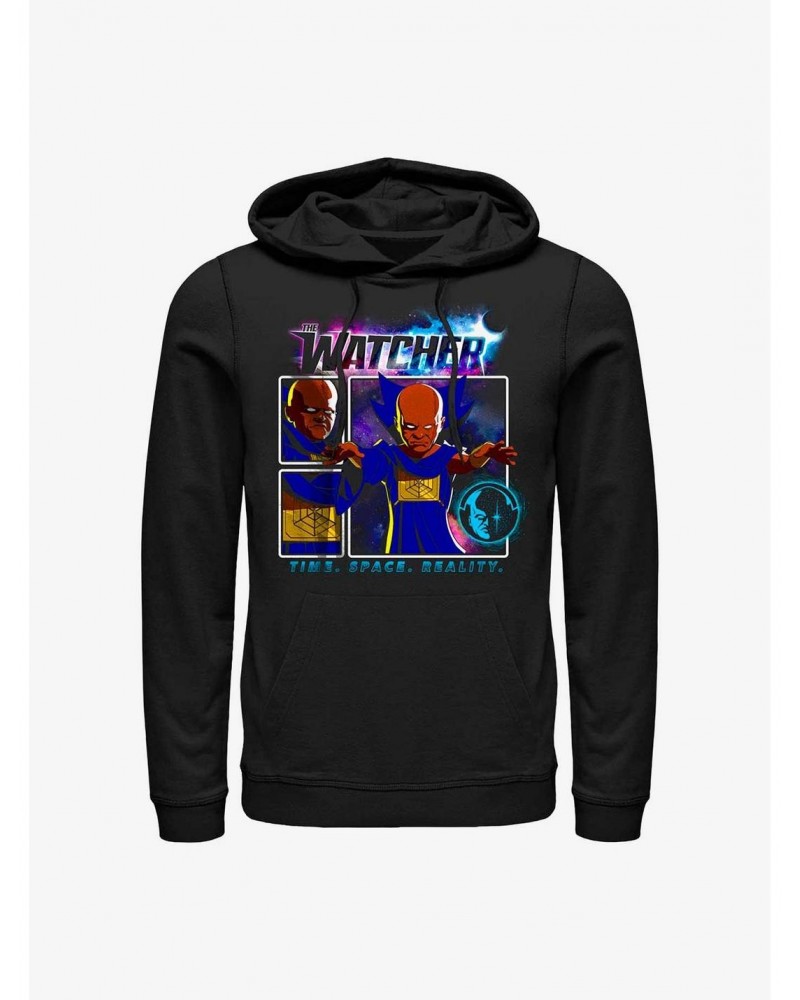 Marvel What If...? The Watcher TIme Space Reality Hoodie $15.09 Hoodies