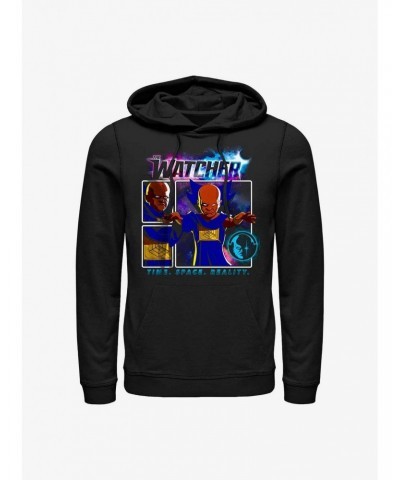 Marvel What If...? The Watcher TIme Space Reality Hoodie $15.09 Hoodies