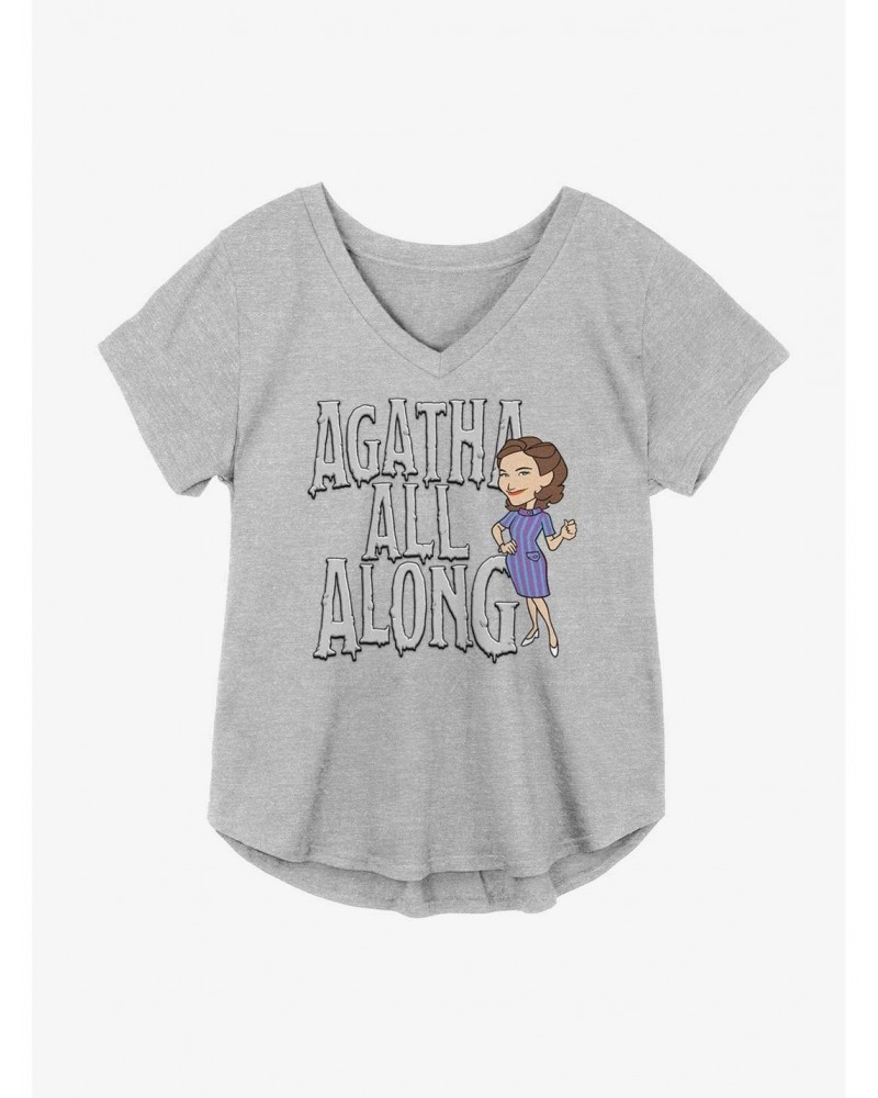 Marvel WandaVision Agatha All Along Girls Plus Size T-Shirt $10.40 T-Shirts