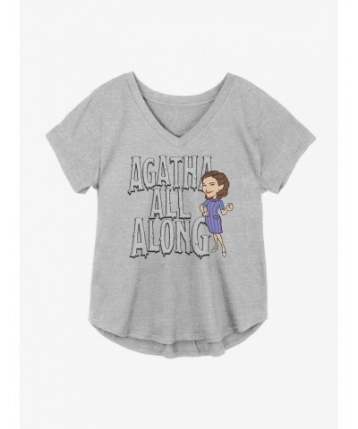 Marvel WandaVision Agatha All Along Girls Plus Size T-Shirt $10.40 T-Shirts