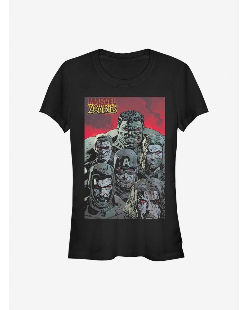 Marvel Zombies Zombie Groupshot Girls T-Shirt $7.17 T-Shirts