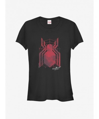 Marvel Spider-Man Homecoming Logo Web Girls T-Shirt $8.37 T-Shirts