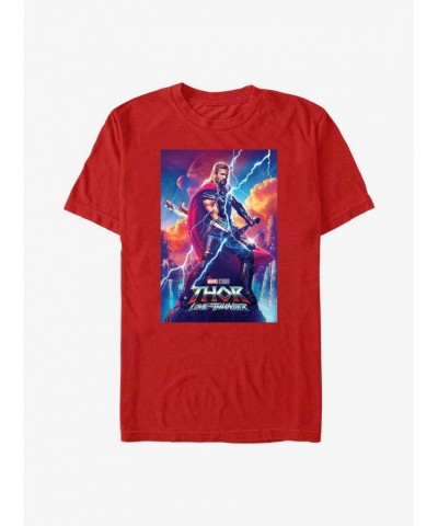 Marvel Thor: Love and Thunder Asgardian Movie Poster T-Shirt $8.22 T-Shirts