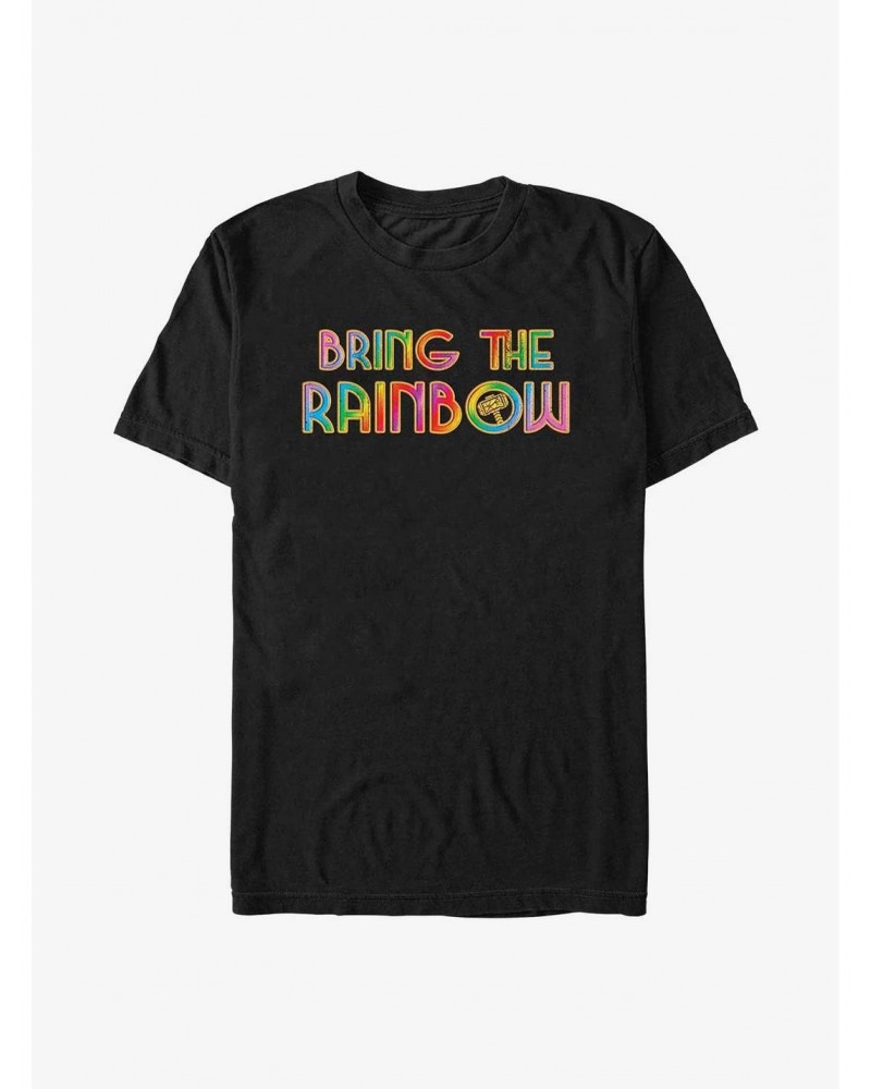 Marvel Thor: Love and Thunder Bring The Rainbow T-Shirt $5.93 T-Shirts