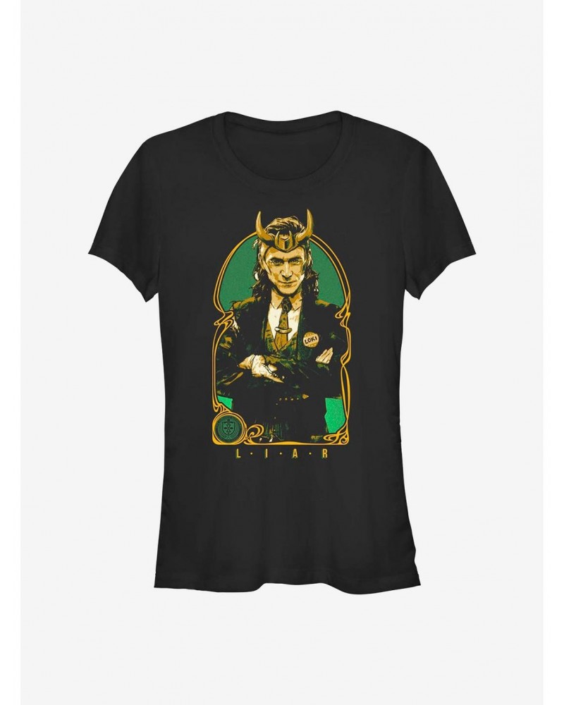 Marvel Loki Liar Girls T-Shirt $8.96 T-Shirts