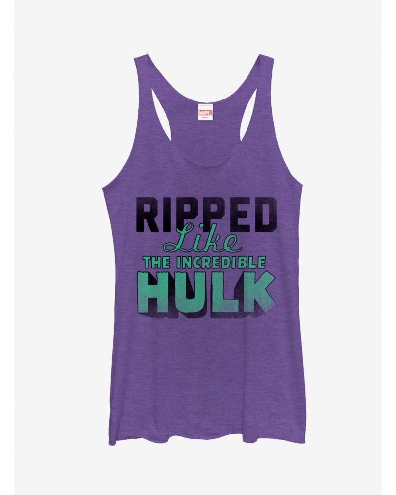 Hulk Ripped Like the Hulk Girls Tanks $9.32 Tanks