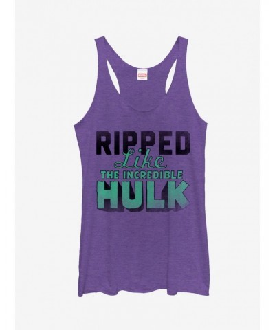 Hulk Ripped Like the Hulk Girls Tanks $9.32 Tanks