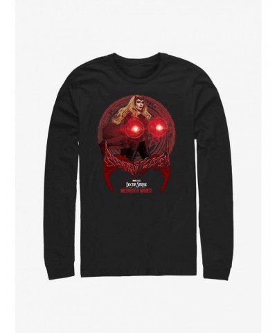 Marvel Doctor Strange In The Multiverse of Madness Her Hero Spell Long-Sleeve T-Shirt $9.21 T-Shirts