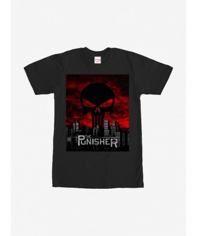 Marvel The Punisher Skyline T-Shirt $6.69 T-Shirts