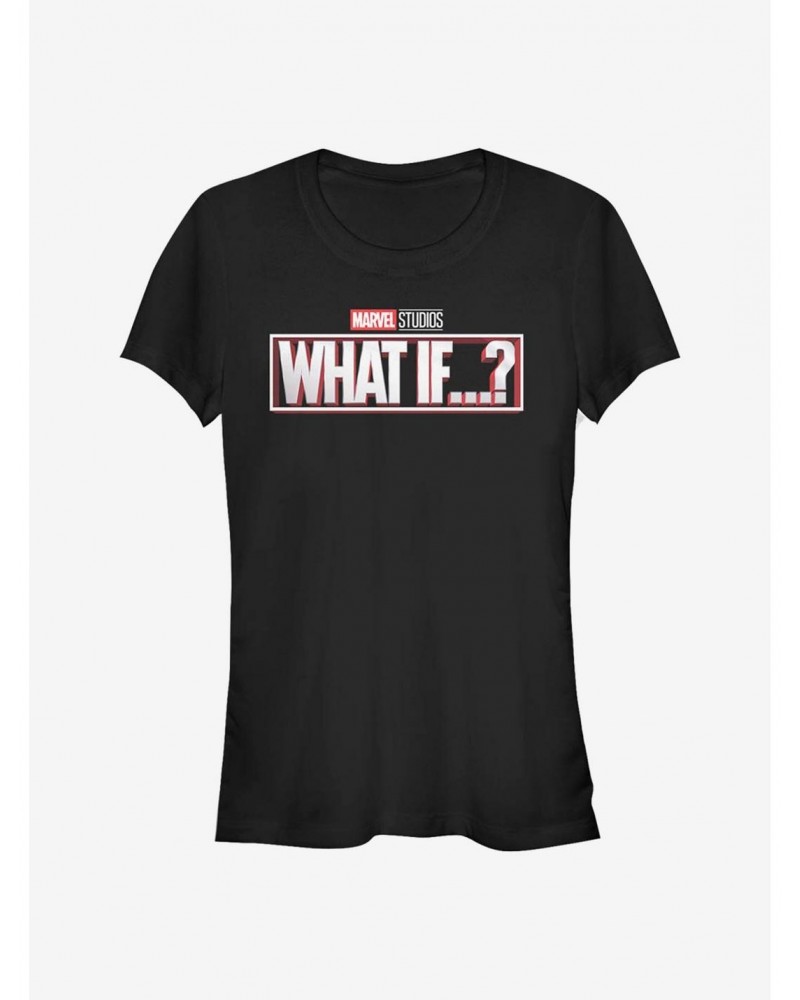 Marvel What If...? Logo Girls T-Shirt $8.17 T-Shirts