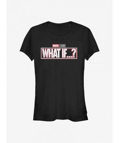 Marvel What If...? Logo Girls T-Shirt $8.17 T-Shirts