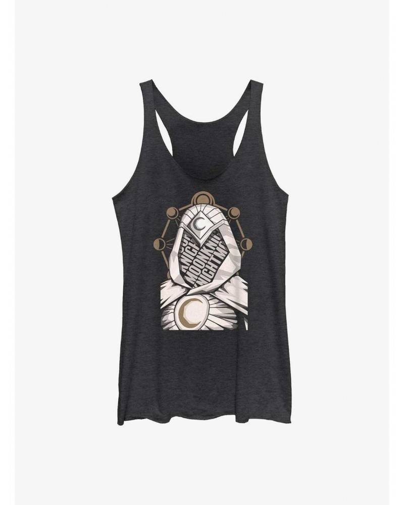 Marvel Moon Knight Paper Cut Moon Girls Tank $6.63 Tanks