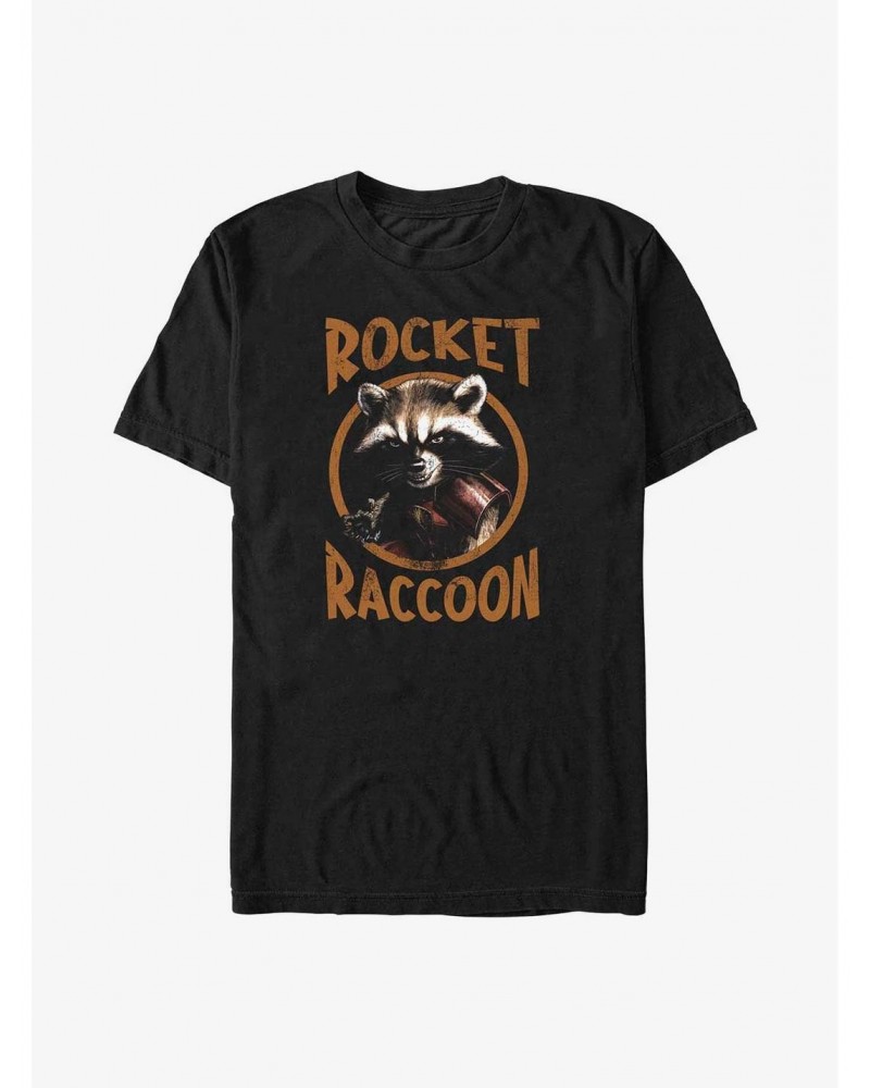 Marvel Guardians of the Galaxy Grunge Rocket Raccoon Big & Tall T-Shirt $11.48 T-Shirts