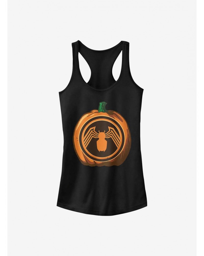 Marvel Venom Venom Pumpkin Girls Tank $8.37 Tanks