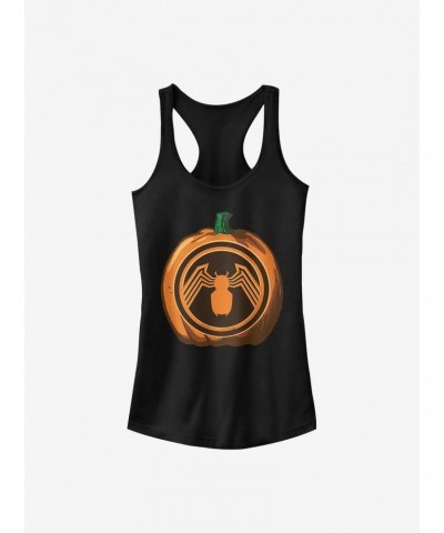 Marvel Venom Venom Pumpkin Girls Tank $8.37 Tanks