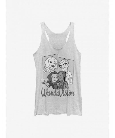 Marvel WandaVision Retro Character Panels Girls Tank $6.22 Tanks