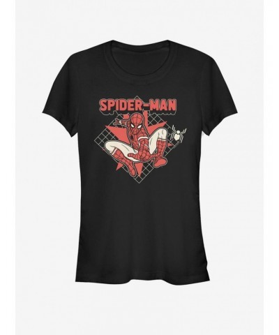 Marvel Spider-Man Far From Home Spidey Pop Girls T-Shirt $8.96 T-Shirts