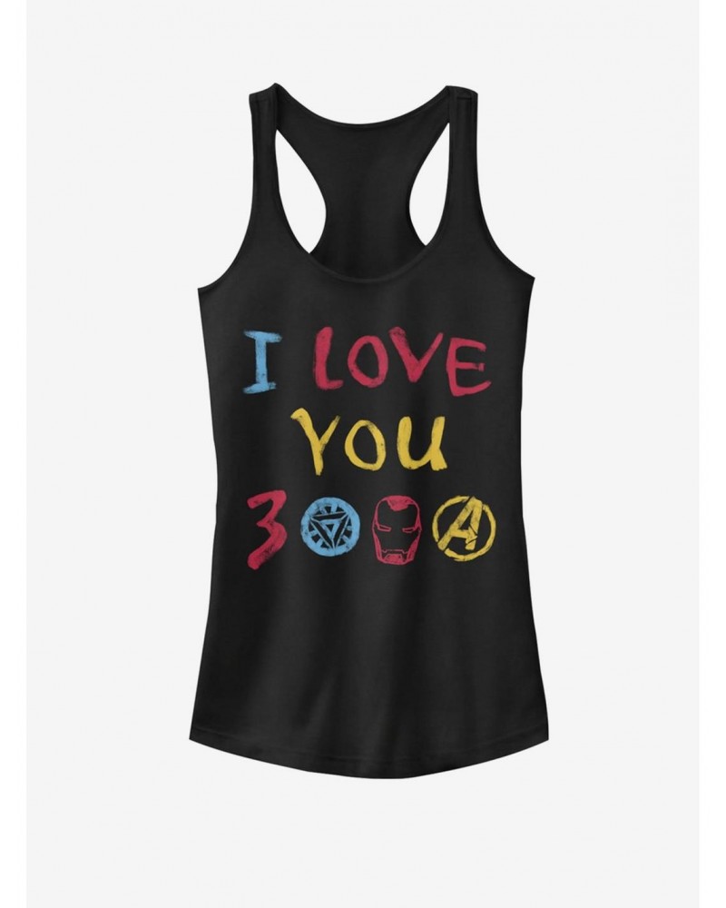 Marvel Avengers: Endgame Love Hand Drawn Girls Tank $9.56 Tanks