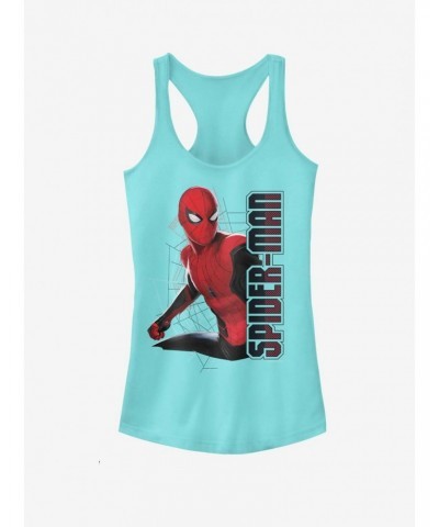 Marvel Spider-Man Far From Home Spider Webs Girls Tank $8.57 Tanks