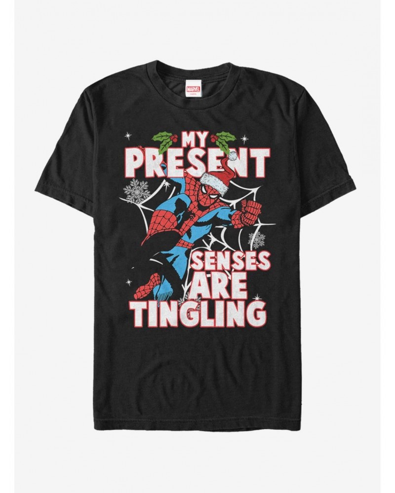 Marvel Spider-Man Present Senses T-Shirt $9.37 T-Shirts