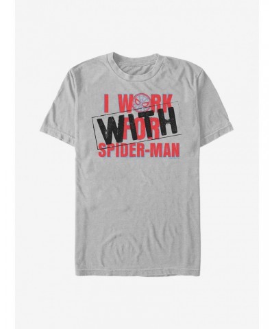 Marvel Spider-Man Work With Not For T-Shirt $7.07 T-Shirts