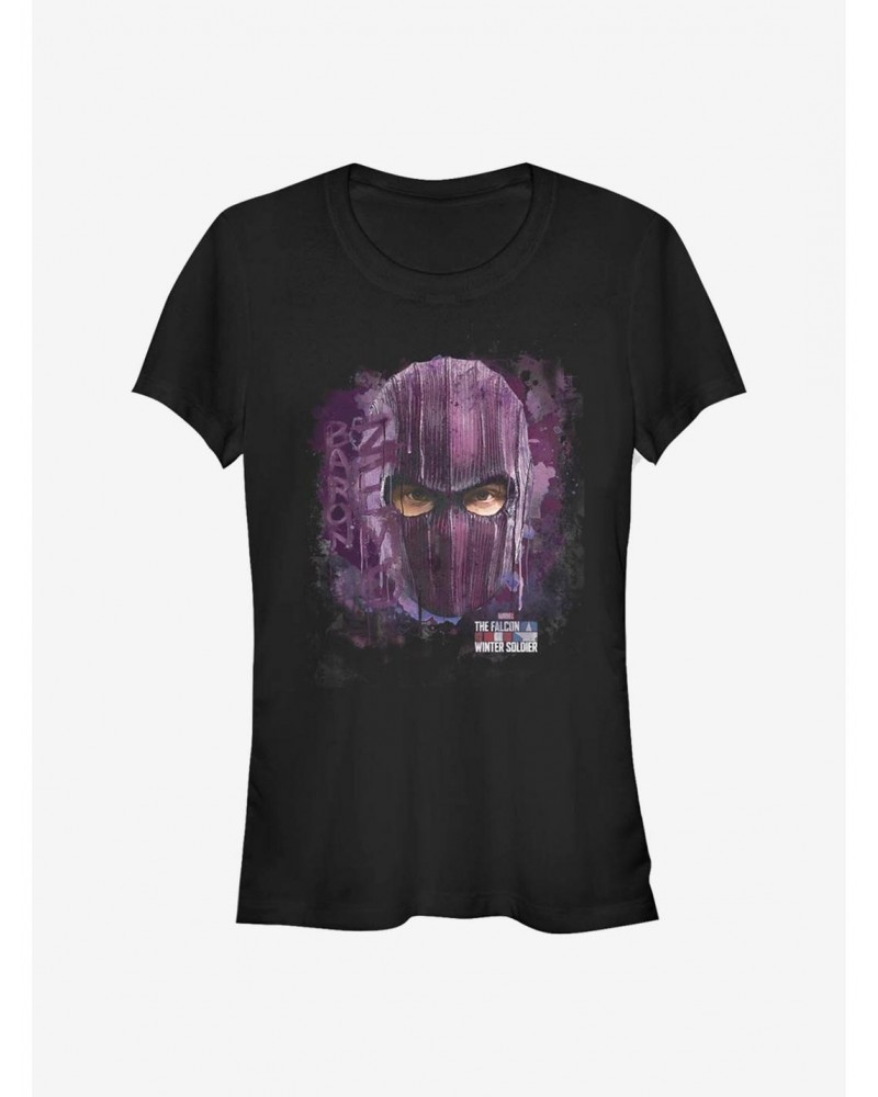 Marvel The Falcon And The Winter Soldier Baron Eyes Girls T-Shirt $9.96 T-Shirts