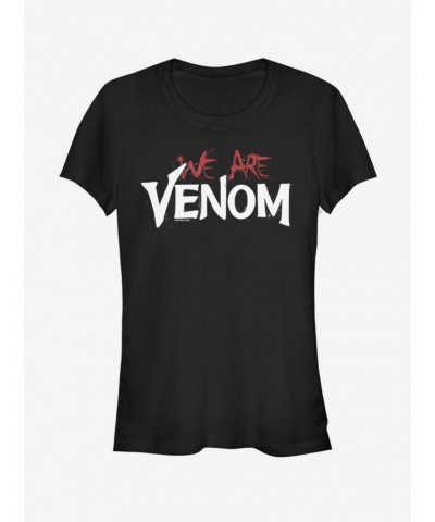 Marvel We Are Venom Drip Girls T-Shirt $9.16 T-Shirts