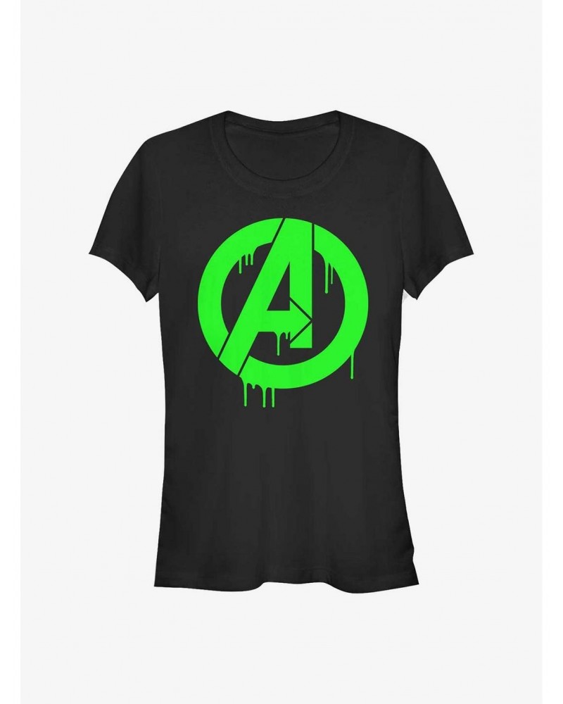 Marvel Avengers Oozing Avengers Girls T-Shirt $6.77 T-Shirts