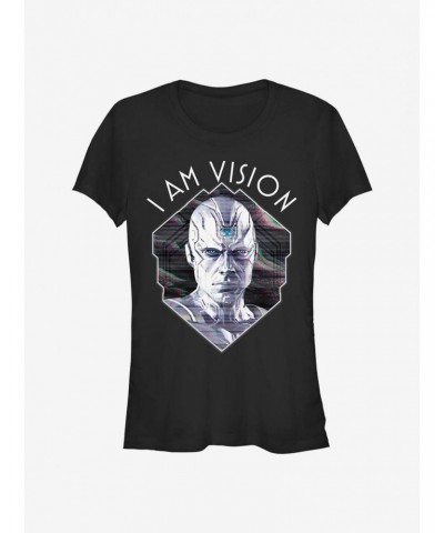 Marvel WandaVision I Am Vision Girls T-Shirt $8.37 T-Shirts