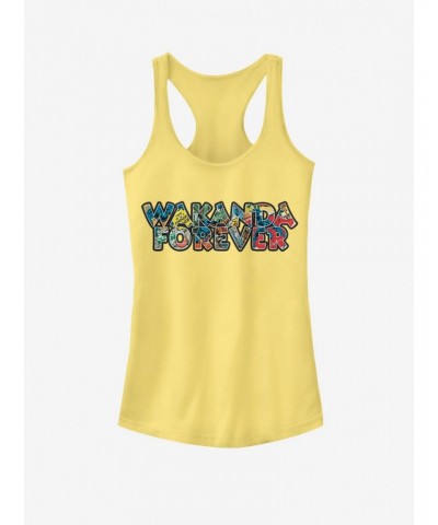 Marvel Black Panther Retro Wakanda Girls Tank $7.77 Tanks