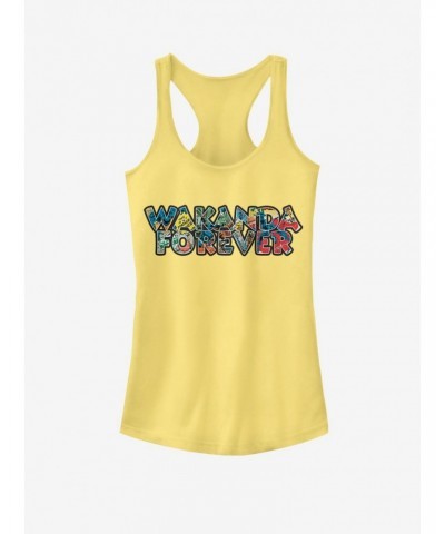 Marvel Black Panther Retro Wakanda Girls Tank $7.77 Tanks