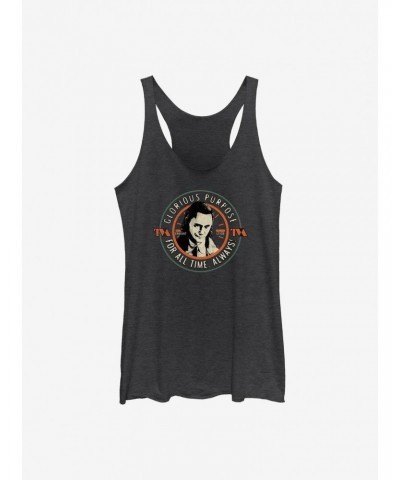 Marvel Loki Glorious Purpose For All Time Girls Tank $8.29 Tanks