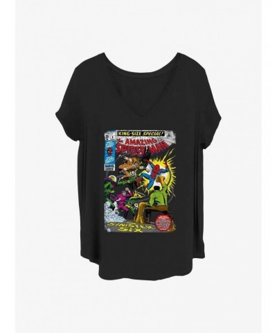 Marvel Spider-Man Sinister Six Comic Girls T-Shirt Plus Size $10.87 T-Shirts