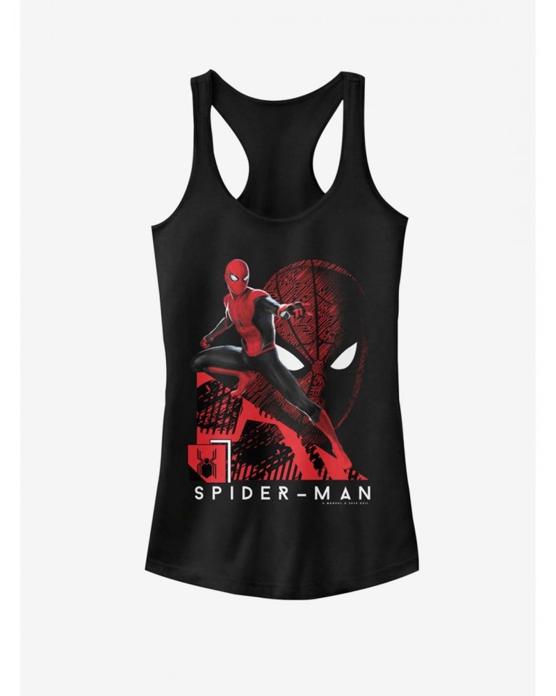 Marvel Spider-Man Far From Home Tech Spidey Girls Tank $9.36 Tanks