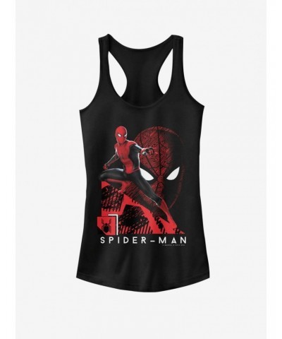 Marvel Spider-Man Far From Home Tech Spidey Girls Tank $9.36 Tanks