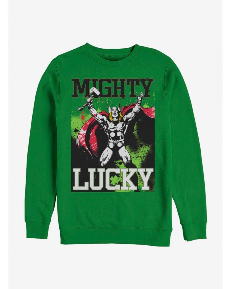 Marvel Thor Mighty Luck Thor Sweatshirt $10.92 Sweatshirts