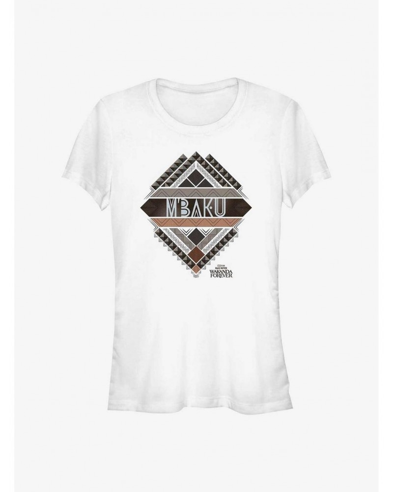 Marvel Black Panther: Wakanda Forever M'Baku Crest Girls T-Shirt $5.98 T-Shirts