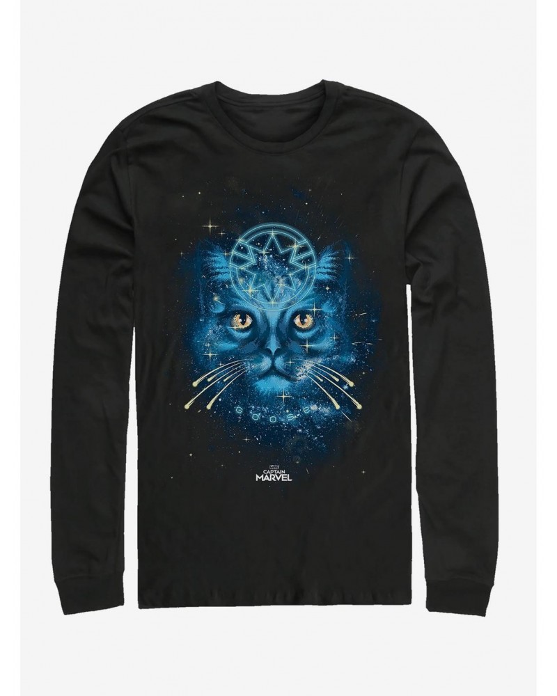 Marvel Captain Marvel Spirit Cat Long-Sleeve T-Shirt $11.32 T-Shirts