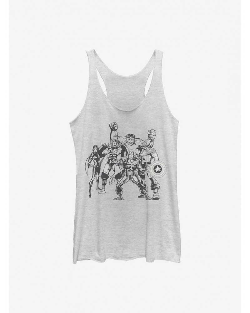 Marvel Avengers Marvel Retro Group Girls Tank $7.04 Tanks