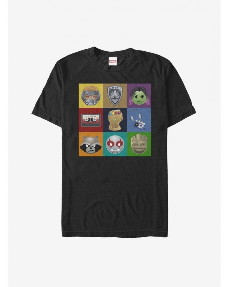 Marvel Guardians of the Galaxy Emojis T-Shirt $6.31 T-Shirts