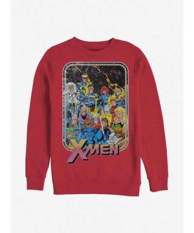 Marvel X-Men Xmen 70's Team Crew Sweatshirt $14.17 Sweatshirts