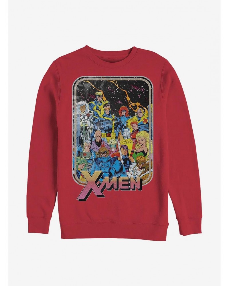 Marvel X-Men Xmen 70's Team Crew Sweatshirt $14.17 Sweatshirts