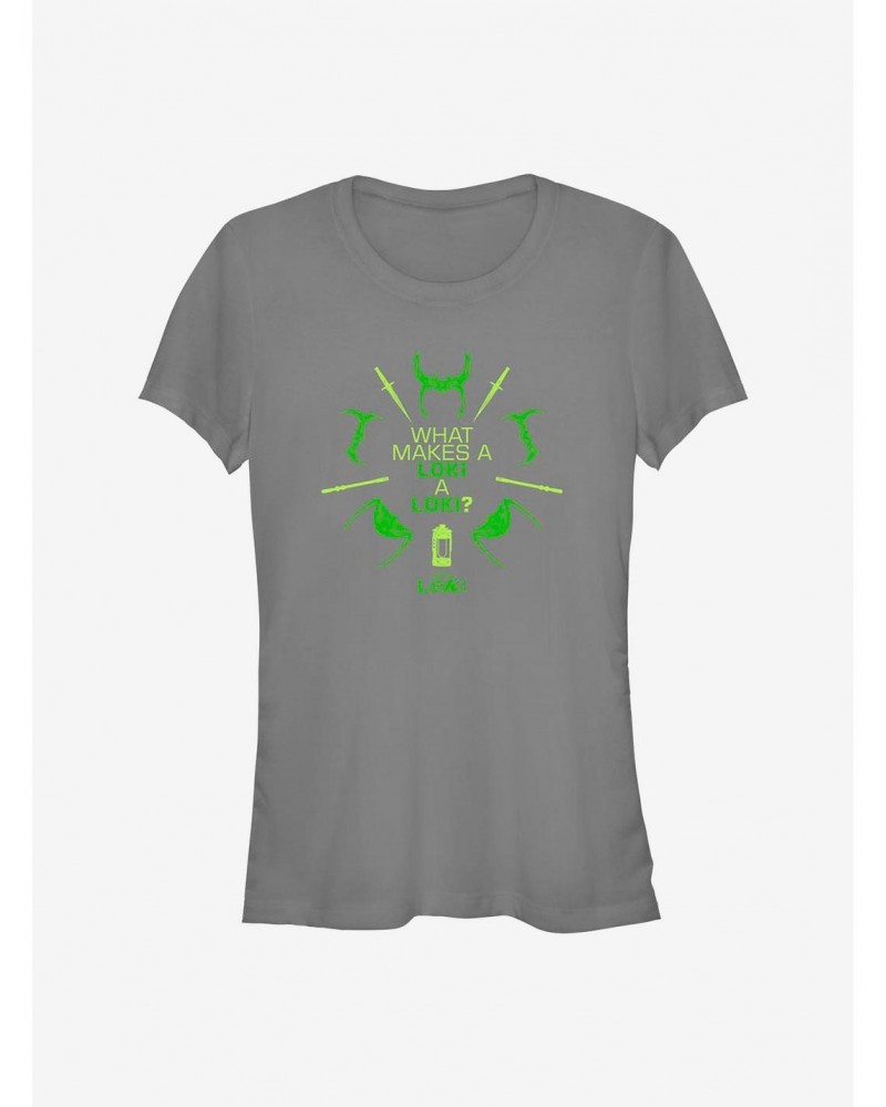 Marvel Loki What Makes A Loki Girls T-Shirt $7.57 T-Shirts