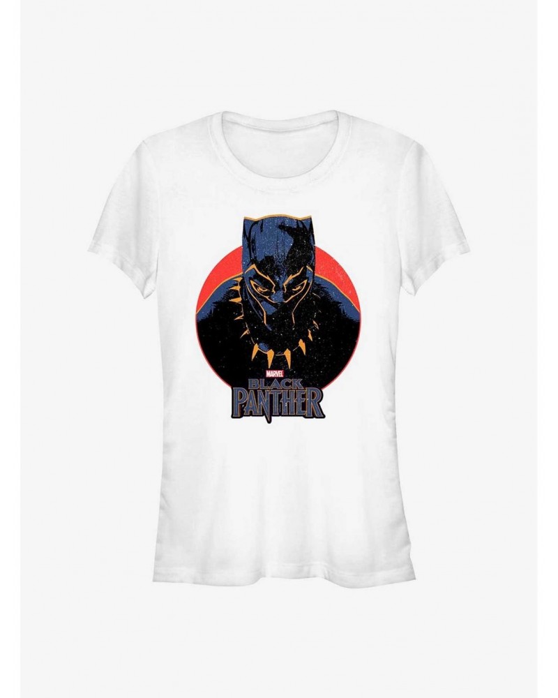 Marvel Black Panther Retro Portrait Girls T-Shirt $8.57 T-Shirts